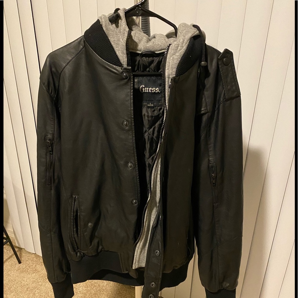 Men’s Guess Leather Jacket